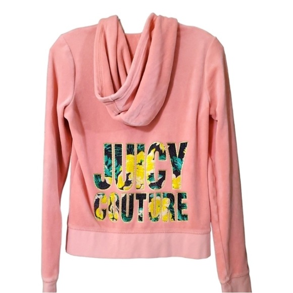 Juicy Couture Vintage Peach Tracksuit Hoodie - Picture 1 of 4